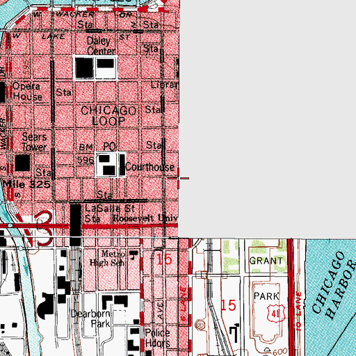 Topographic Map of Britannical Center, IL
