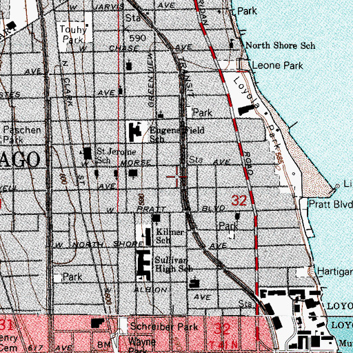 Topographic Map of Commonwealth Association for Research and Education, IL