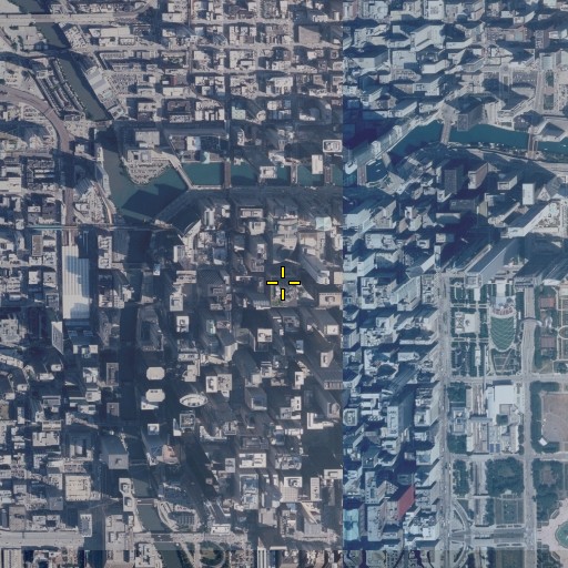 Aerial/Satellite Image of Cook County Building, IL