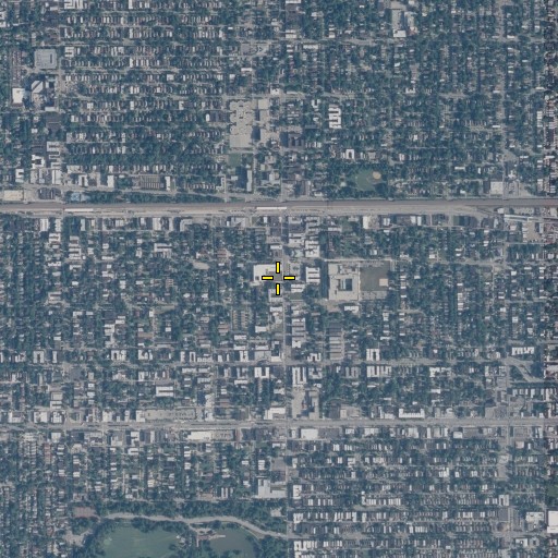 Aerial/Satellite Image of Ellington Elementary School, IL