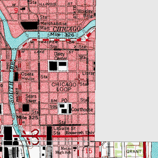 Topographic Map of Ellis-DuBoulay School of Ballet, IL