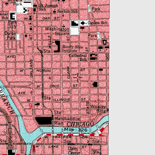 Topographic Map of Excalibur, IL