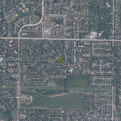 Aerial/Satellite Image of Carousel Park, IL