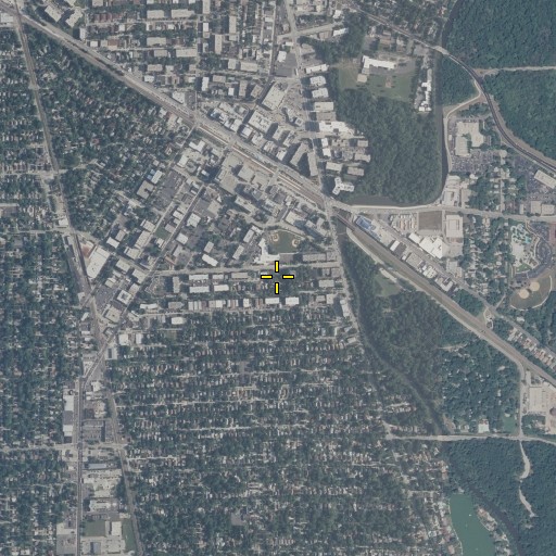 Aerial/Satellite Image of Central Park, IL