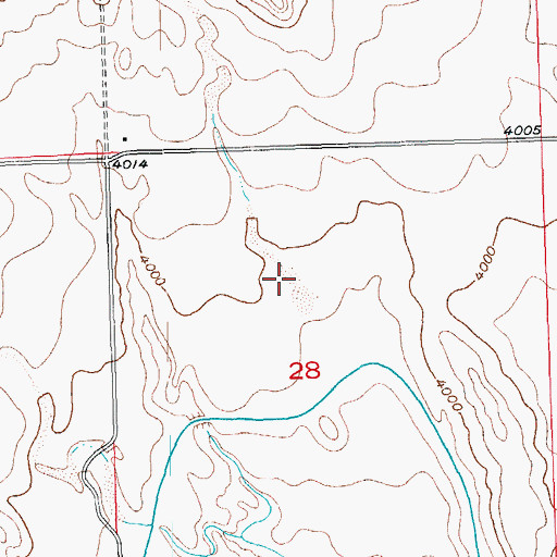 Topographic Map of Wild Horse Draw, CO