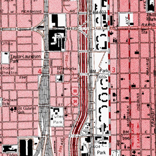 Topographic Map of Church of Christ with the Elijah Message, IL