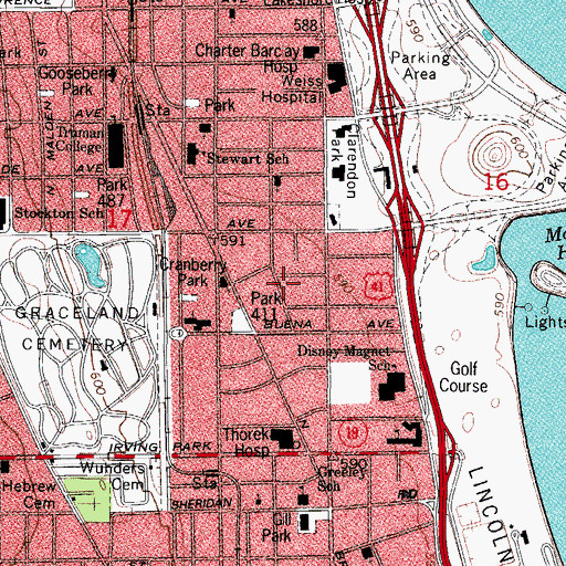 Topographic Map of Church Universal and Triumphant, IL