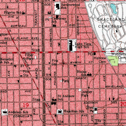 Topographic Map of Cuyler Covenant Church, IL