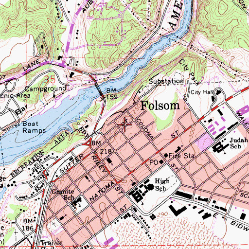 Topographic Map of Gingerwood House, CA