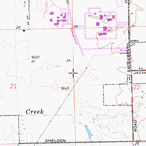 Topographic Map of Laguna Verde Park, CA