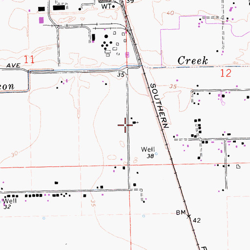 Topographic Map of Saint Athanasius Orthodox Church, CA