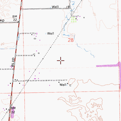 Topographic Map of Case Park, CA