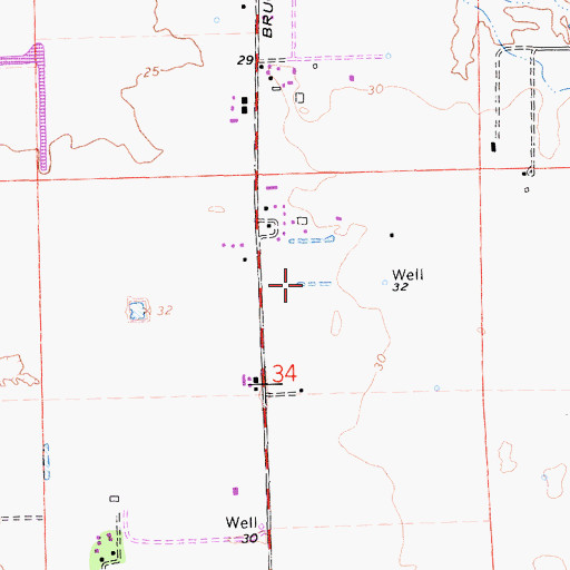 Topographic Map of Harriet G Eddy Middle School, CA
