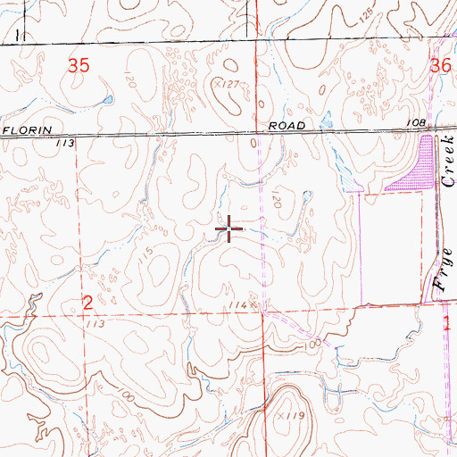 Topographic Map of California Multi-Cultural Park, CA