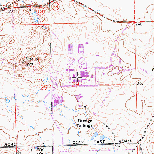 Topographic Map of Rancho Seco Power Plant (historical), CA