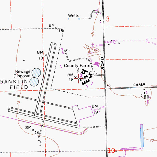 Topographic Map of Rio Cosumnes Correctional Center, CA