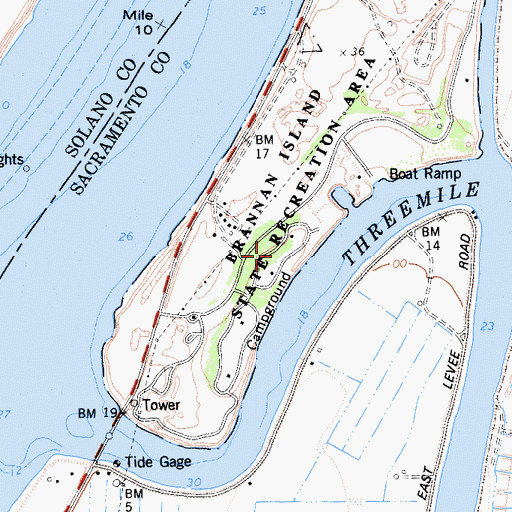 Topographic Map of Willow Campground, CA