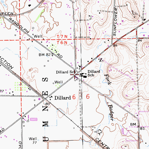 Topographic Map of Wilton Christian School, CA