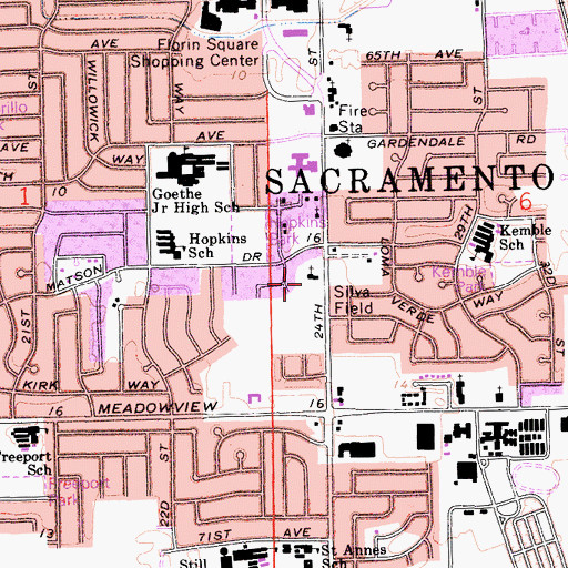 Topographic Map of Moments of Blessing House of Prayer, CA