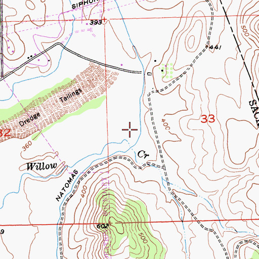 Topographic Map of Prewitt Park, CA