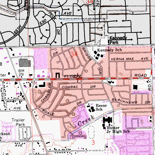 Topographic Map of Saint Philip the Apostle Byzantine Catholic Church, CA