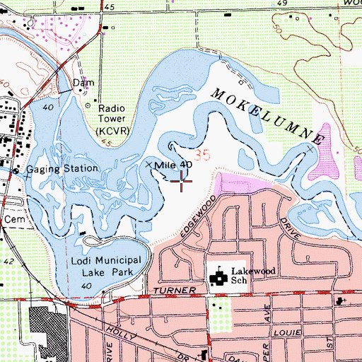 Topographic Map of Lodi Lake Wilderness Area, CA