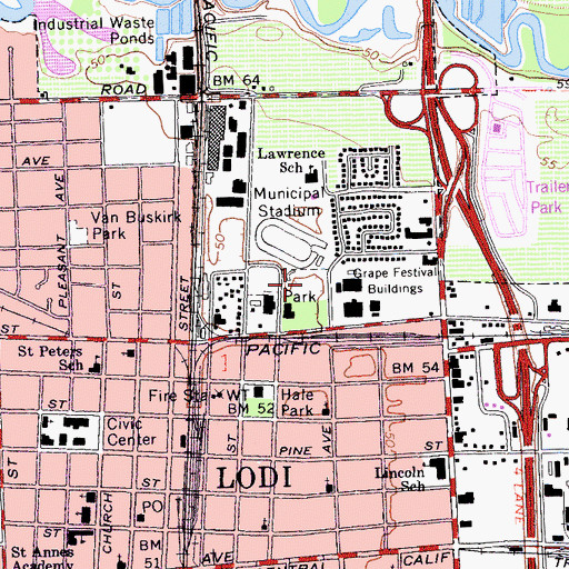 Topographic Map of Zupo Field, CA