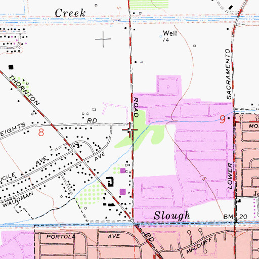 Topographic Map of Dentoni Park, CA