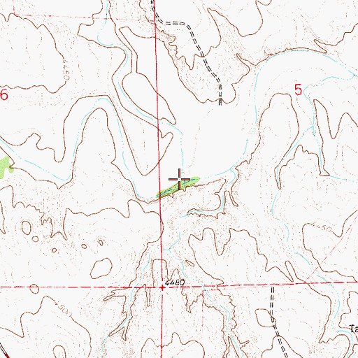 Topographic Map of South Pawnee Creek, CO