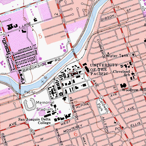 Topographic Map of Morris Chapel, CA