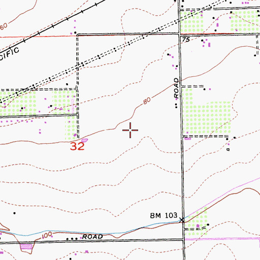 Topographic Map of Mount Diablo Park, CA