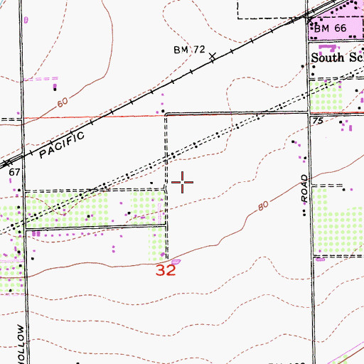 Topographic Map of Valley Oak Park, CA
