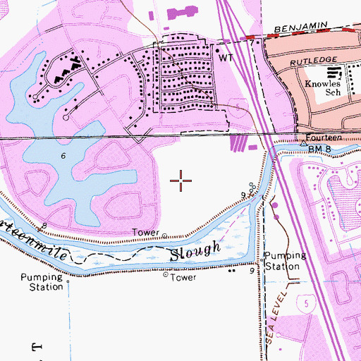 Topographic Map of Fritz Grupe Park, CA