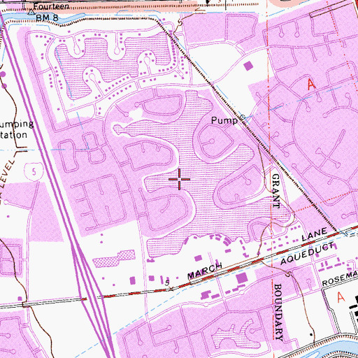 Topographic Map of Quail Lake, CA