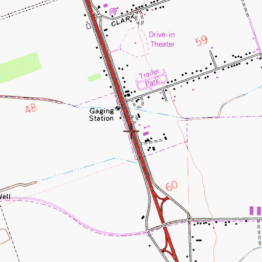 Topographic Map of Stockton-Delta Humane Center, CA