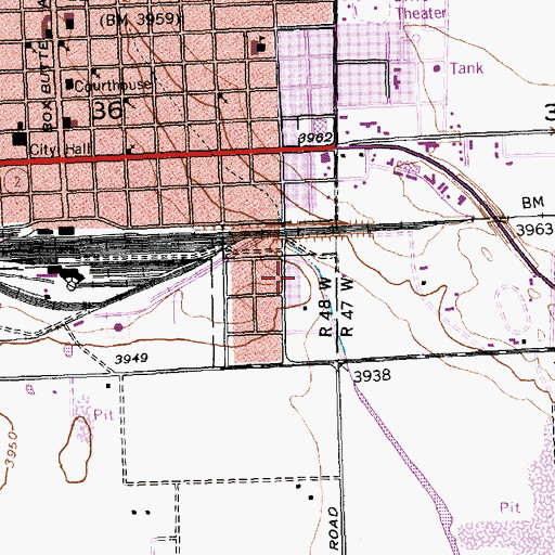 Topographic Map of Church of God, NE