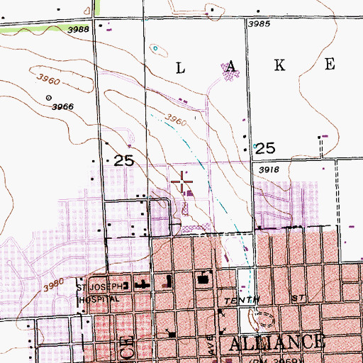 Topographic Map of Sudman Field, NE