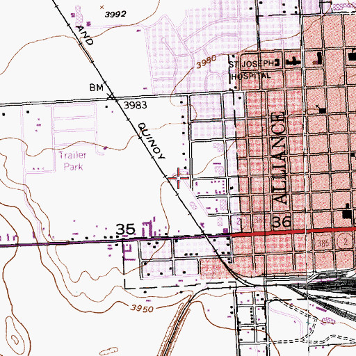 Topographic Map of Knight Park, NE