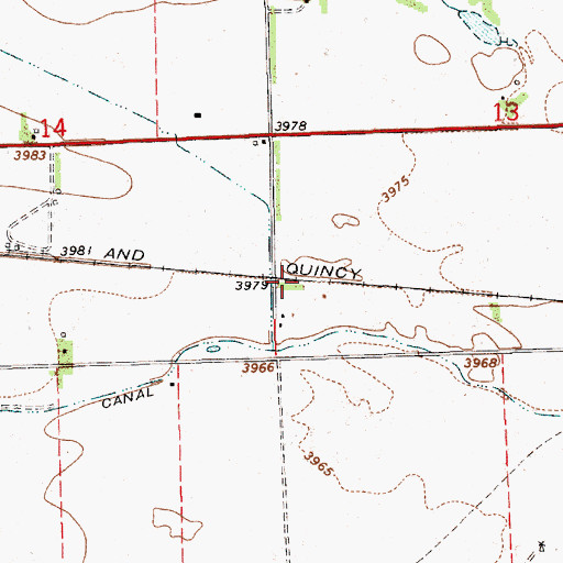 Topographic Map of Enterprise, NE