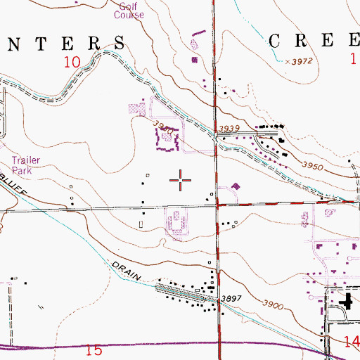 Topographic Map of University of Nebraska Medical Center College of Nursing - West Nebraska Division, NE