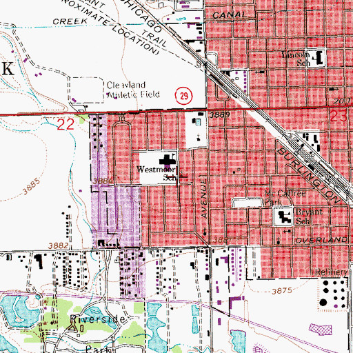 Topographic Map of Berean Church, NE