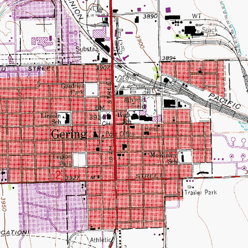 Topographic Map of Saint Timothys Episcopal Church, NE