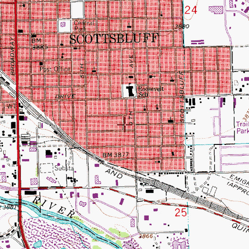 Topographic Map of Neighbor Park, NE