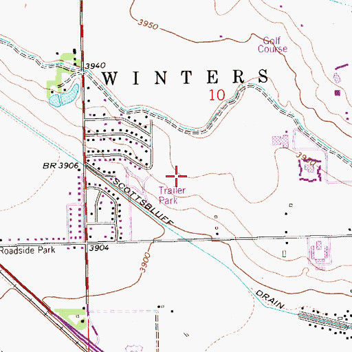 Topographic Map of Northside Mobile Home Ranch, NE