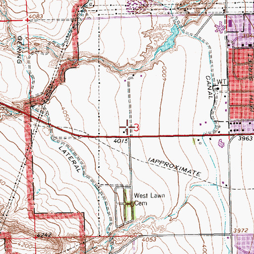 Topographic Map of Farm and Ranch Museum, NE