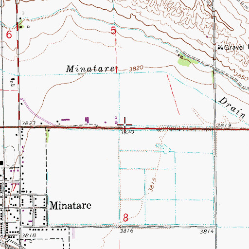 Topographic Map of Harrys RV Park, NE