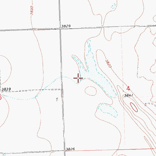 Topographic Map of Sandy Creek, CO
