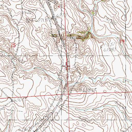 Topographic Map of Dooley (historical), NE