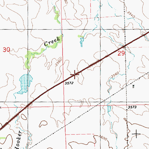 Topographic Map of Butte Country Historical Marker, NE