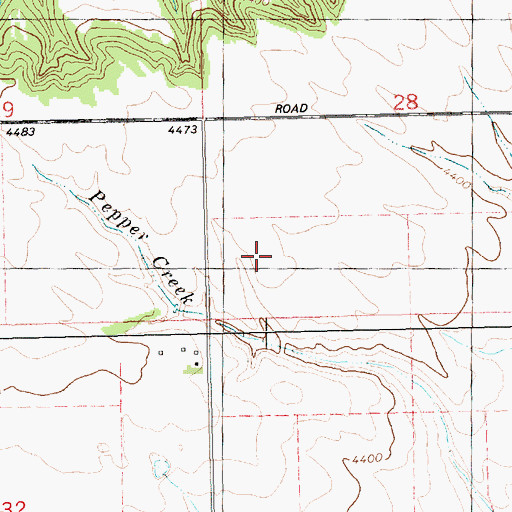 Topographic Map of Pine Ridge National Recreation Area, NE